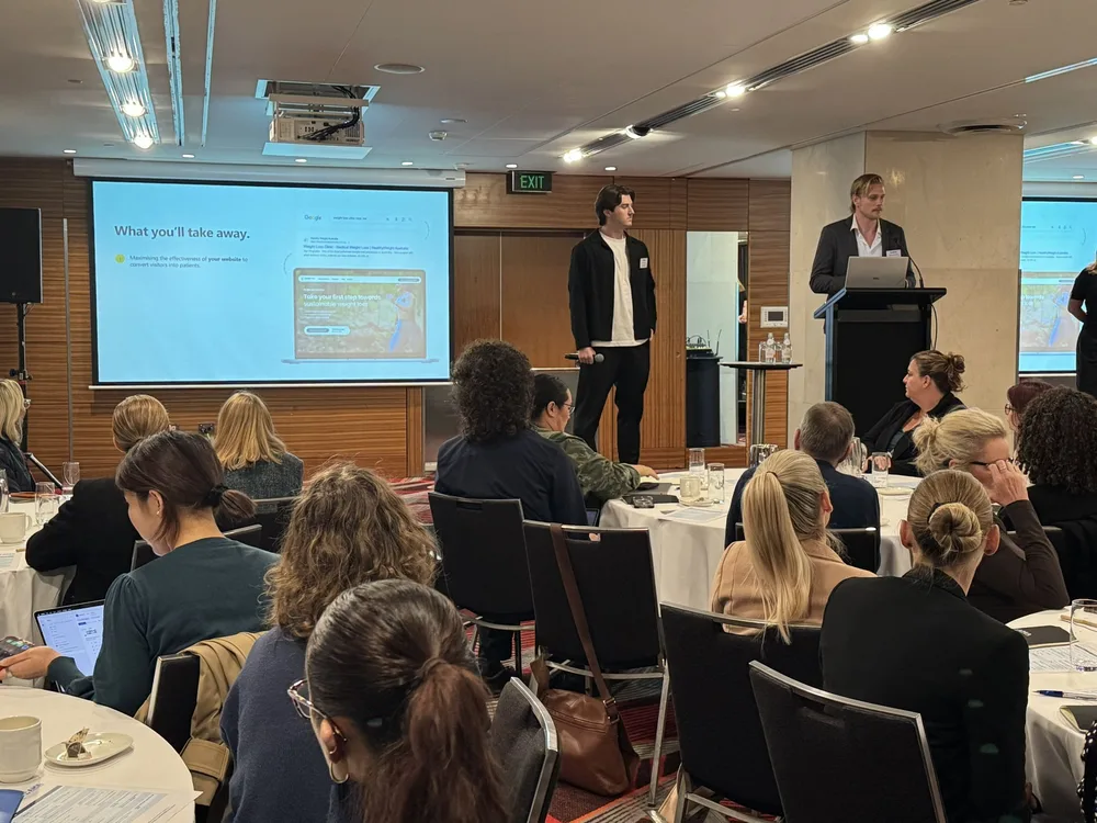 AEK Media presenting to doctors and practice owners at the AMA (NSW)