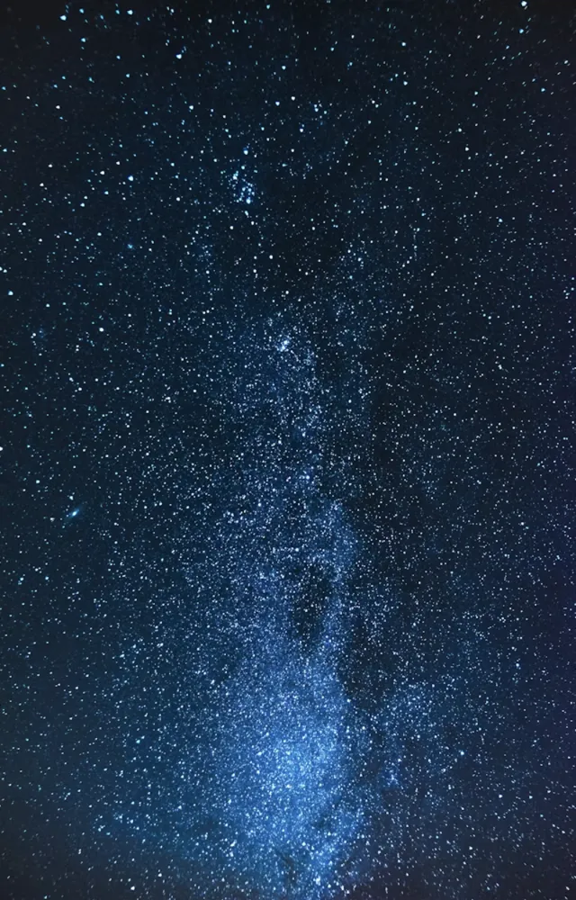 A starry night sky